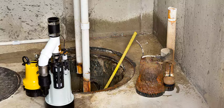 Installing Sump Pump in Finished Basement in Allison Park, PA