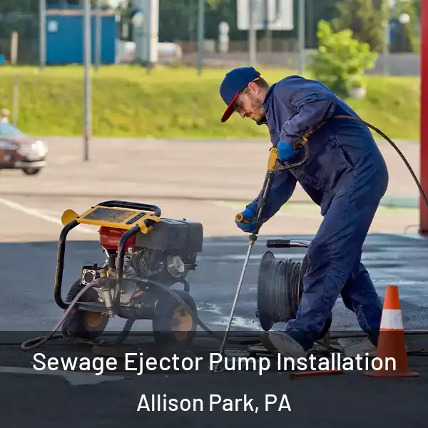  Sewage Ejector Pump Installation Allison Park, PA